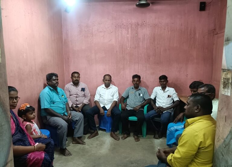 First Meeting of the Christian Welfare Association Held Under the Leadership of Iruthayaraj & James